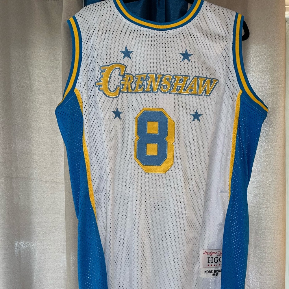 Kobe Bryant Crenshaw Embroidered Jersey